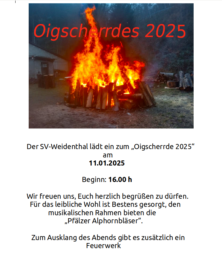 Oigscherrdes 2025